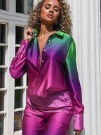 Zoey - Summer Two-Piece Set with Gradient Color Design