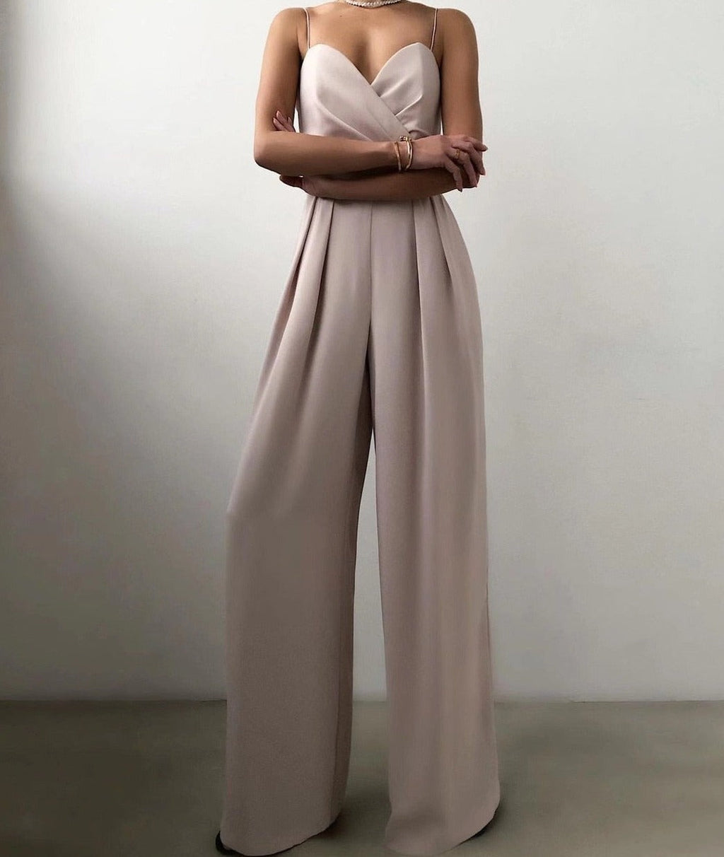 Marleen - Chic Spaghetti Strap Jumpsuit