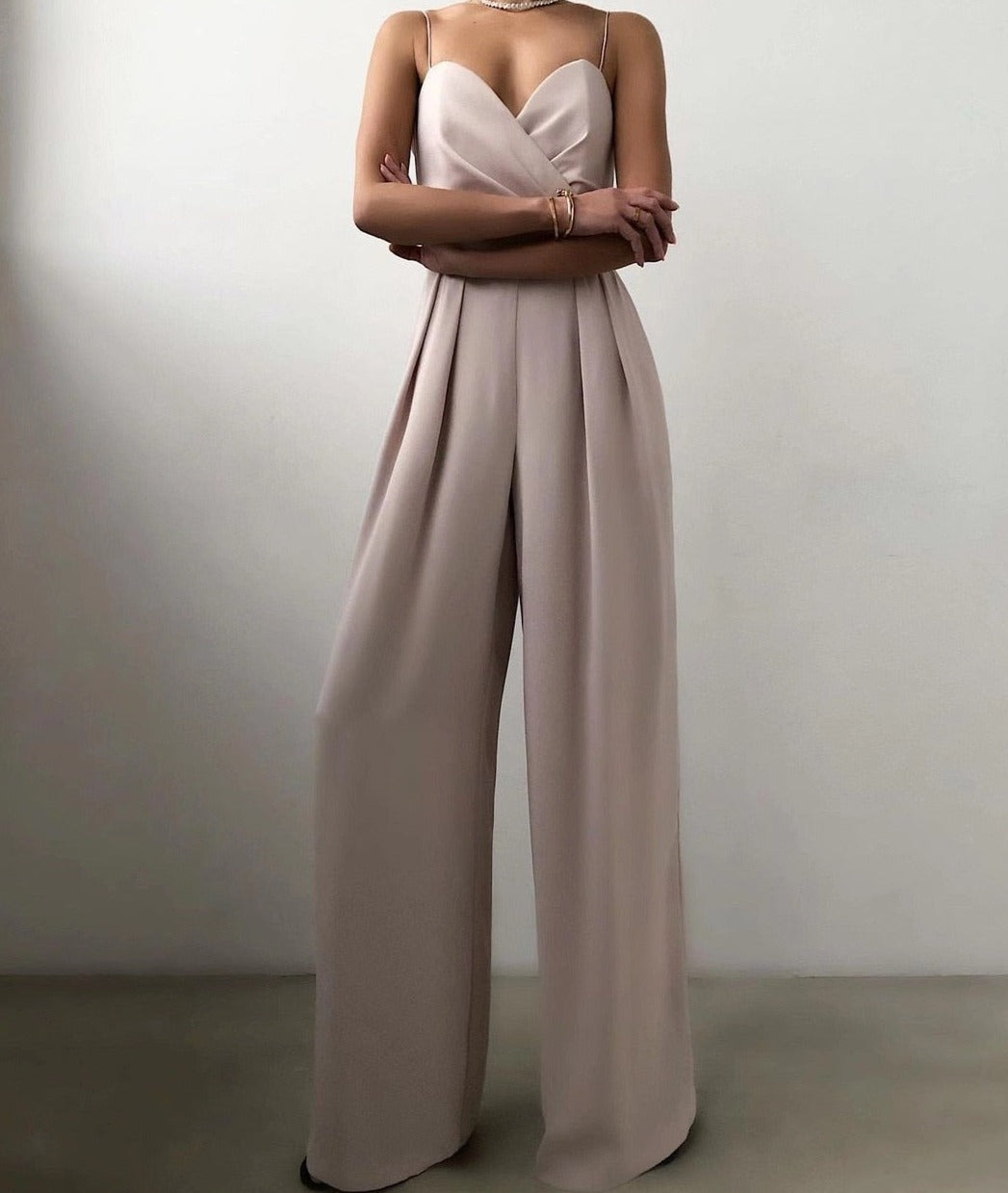 Marleen - Chic Spaghetti Strap Jumpsuit