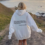 Angel Unisex Hoodie: 'Cherished Soul Behind Me'