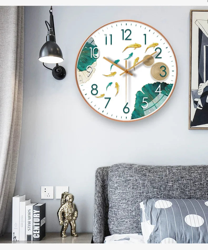 Sleek Contemporary Wall Clock for Your Bedroom