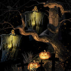 LED Hanging Skull Ghost for Halloween Garden and Home Decor