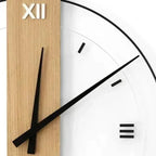 Charming Natural Wood Clock with Elegant Design