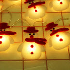 Winter Wonderland Christmas Decorative Chain Featuring Snowman Figurines