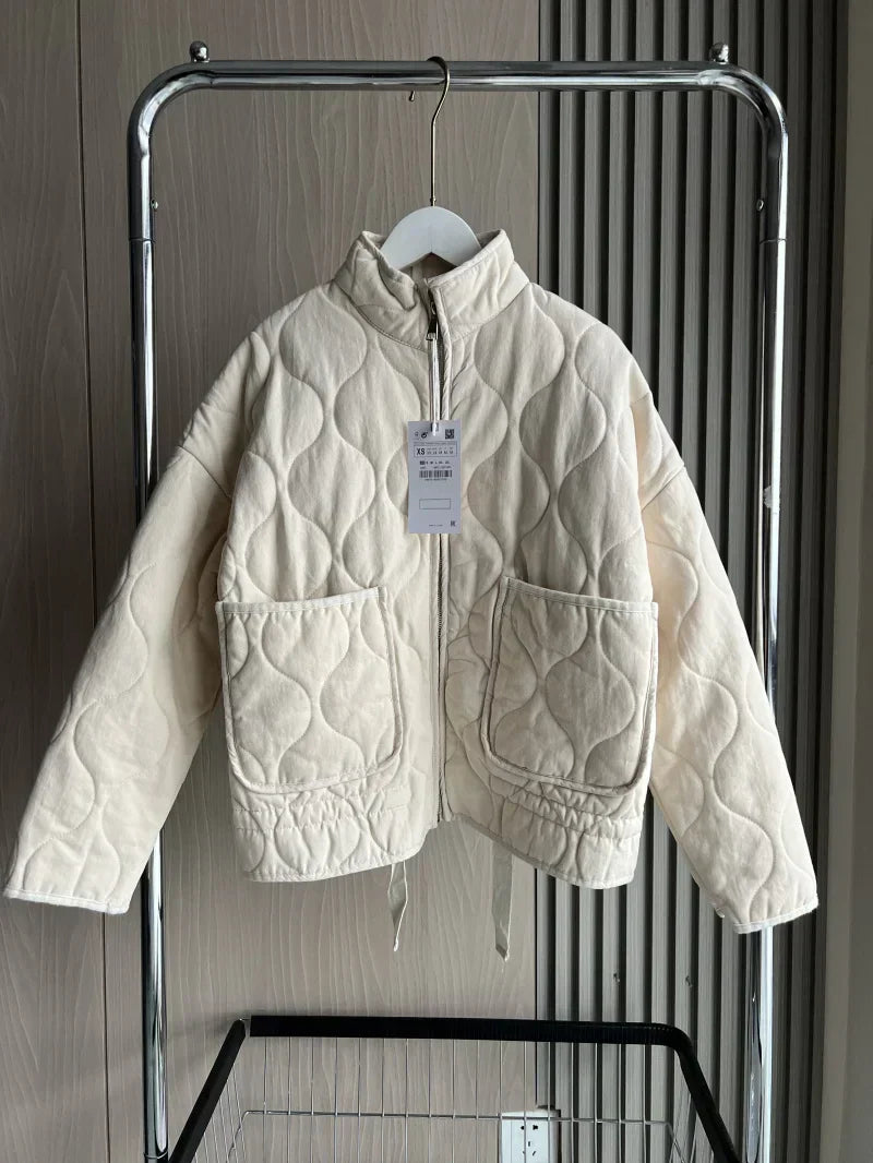 Zinnia – Quilted Everyday Jacket with Pocket Detail