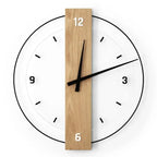 Charming Natural Wood Clock with Elegant Design