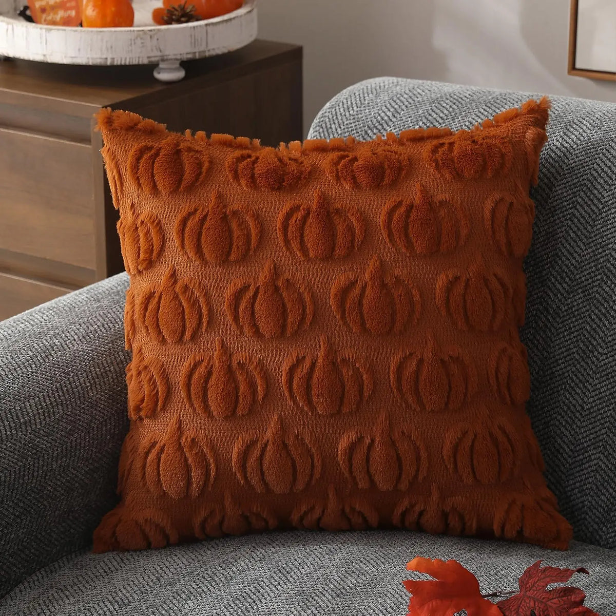 Cozy Faux Fur Cushion for Warm Winter Nights