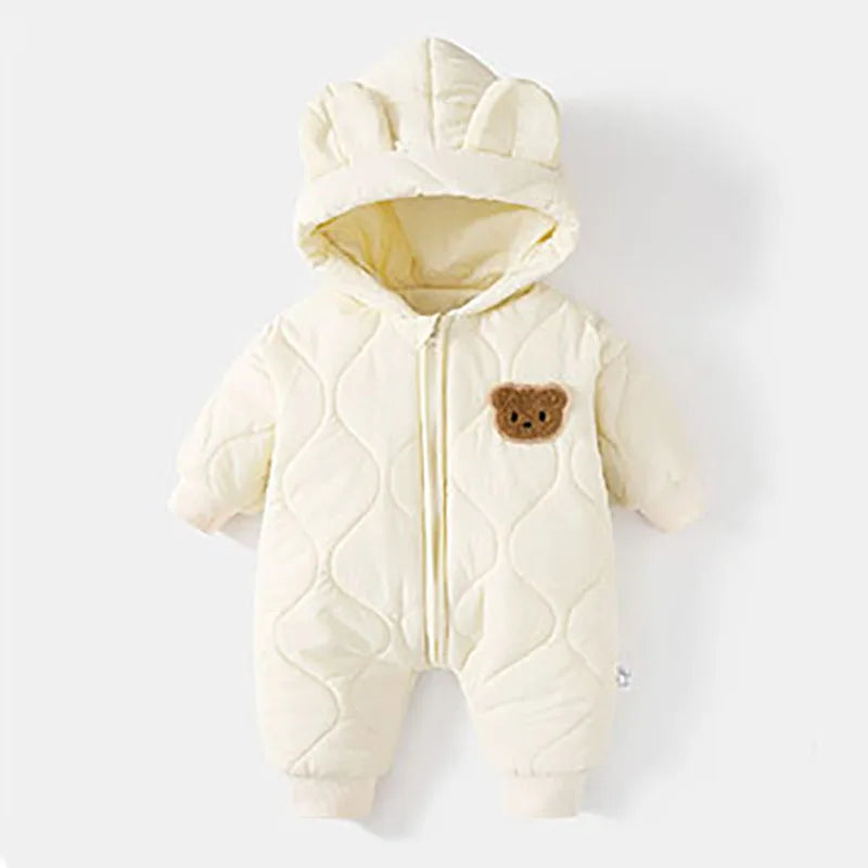 Children's Winter Suit with Bear Fairy Tale Pattern