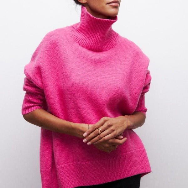 Katrielle Women's Winter Roll Neck Sweater