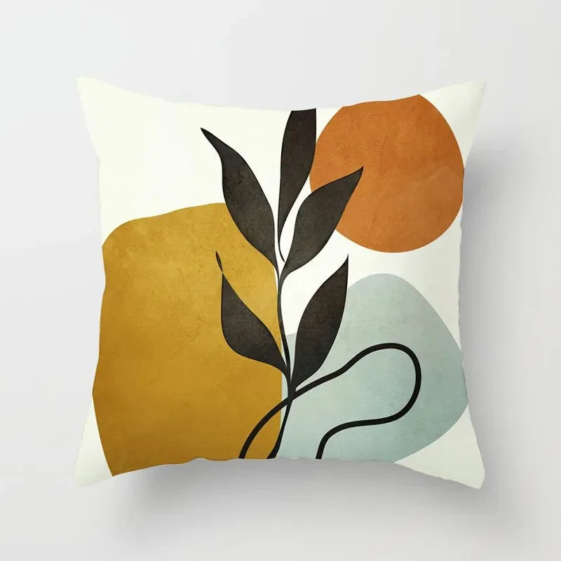 Nature-Inspired Cushions Featuring Botanical Designs