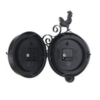 Dual-Sided Waterproof Wall Clock