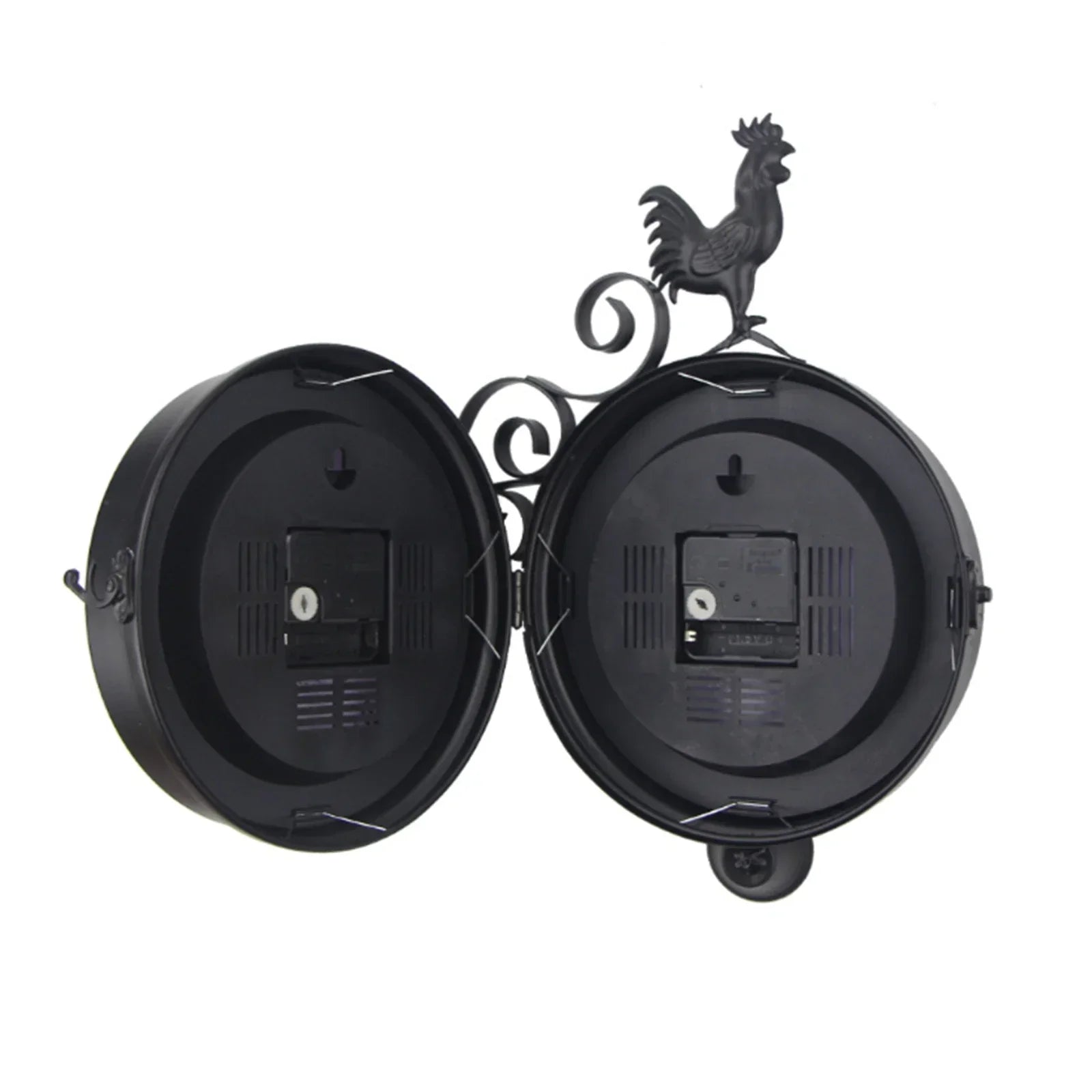 Dual-Sided Waterproof Wall Clock