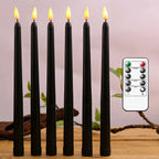 Flame Effect LED Candles for Spooky Halloween Decor