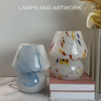 Chic Glass Mushroom Lamp - LumiMush