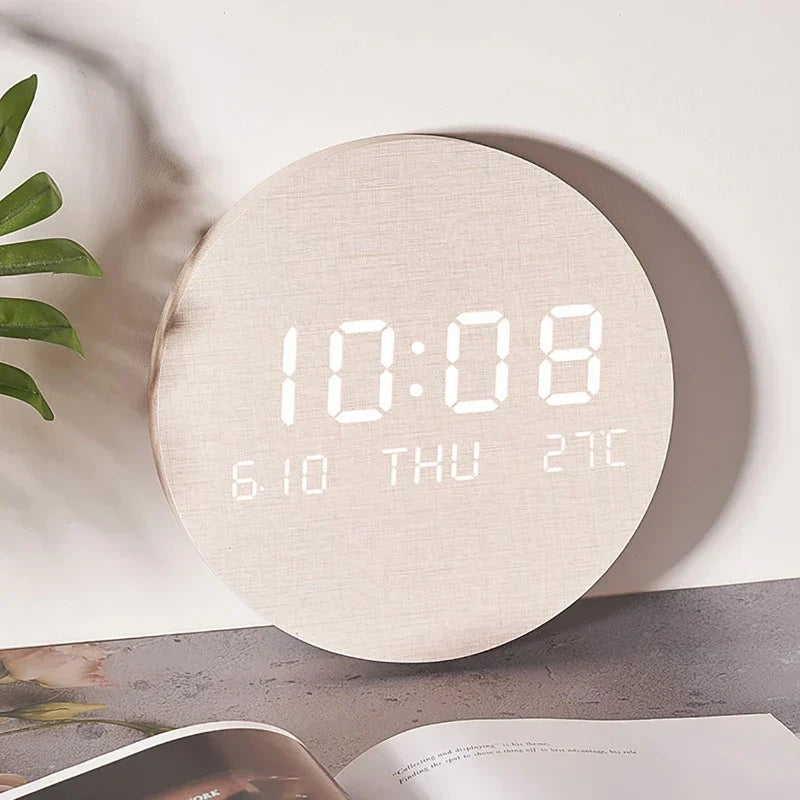 Sustainable LED Desk Clock