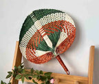 Artisan Bamboo Heart-Shaped Fan