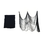 Spooky Blood-Dripped Cheesecloth Door Curtain — Perfect Halloween and Horror Party Decor
