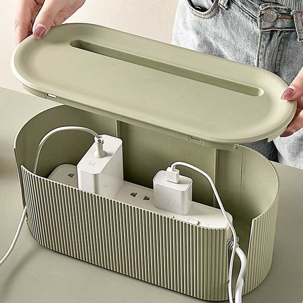 Chic Cable and Adapter Organizer – Where Style Meets Function