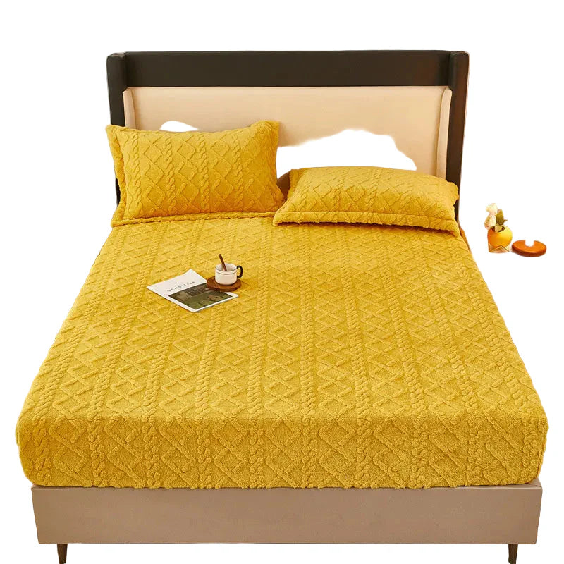 Cozy Thick Patterned Winter Flannel and Plush Blanket