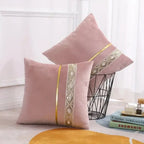 Chic Shiny Finish Cushion Cover