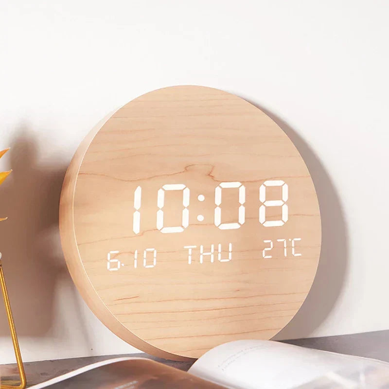 Sustainable LED Desk Clock