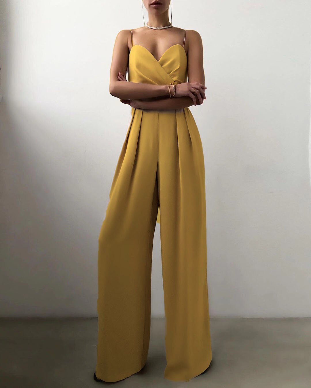 Marleen - Chic Spaghetti Strap Jumpsuit