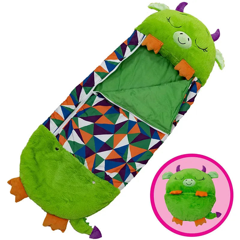 Children's Animal-Themed Sleeping Bag – Snoozi, Compact and Convenient