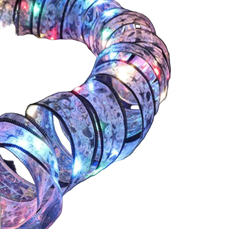 Elegant LED Light Ribbon for Christmas Decor