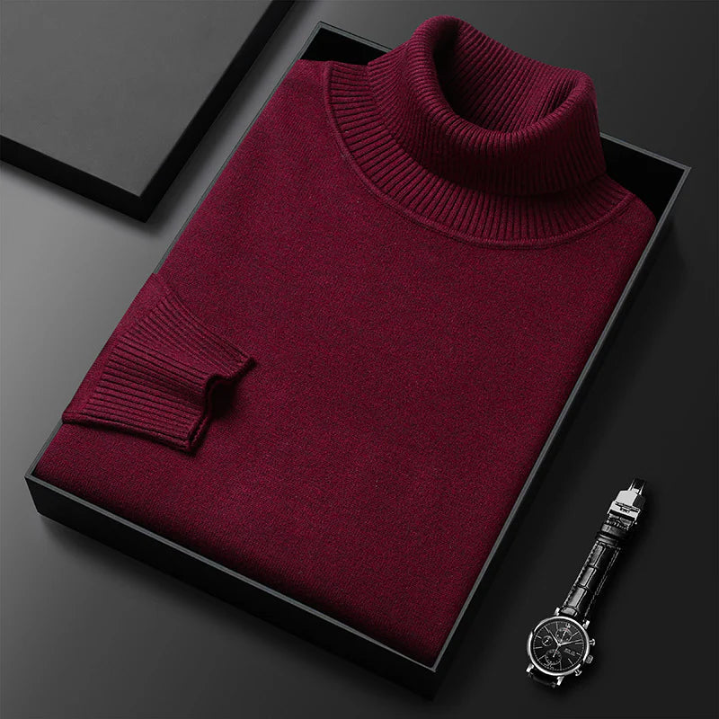 Slim Fit Turtleneck Sweater – Refined Style with Modern Comfort