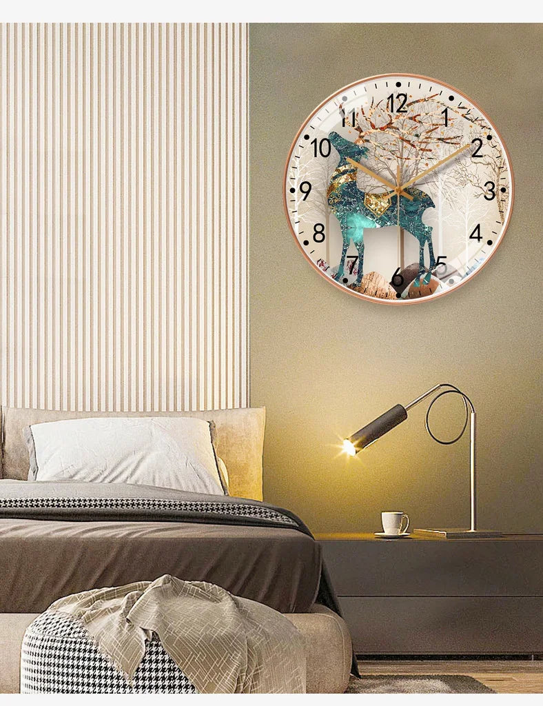 Sleek Contemporary Wall Clock for Your Bedroom