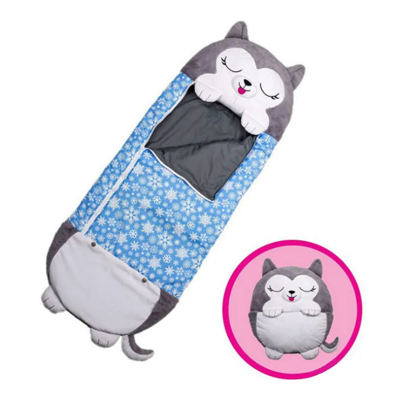 Children's Animal-Themed Sleeping Bag – Snoozi, Compact and Convenient