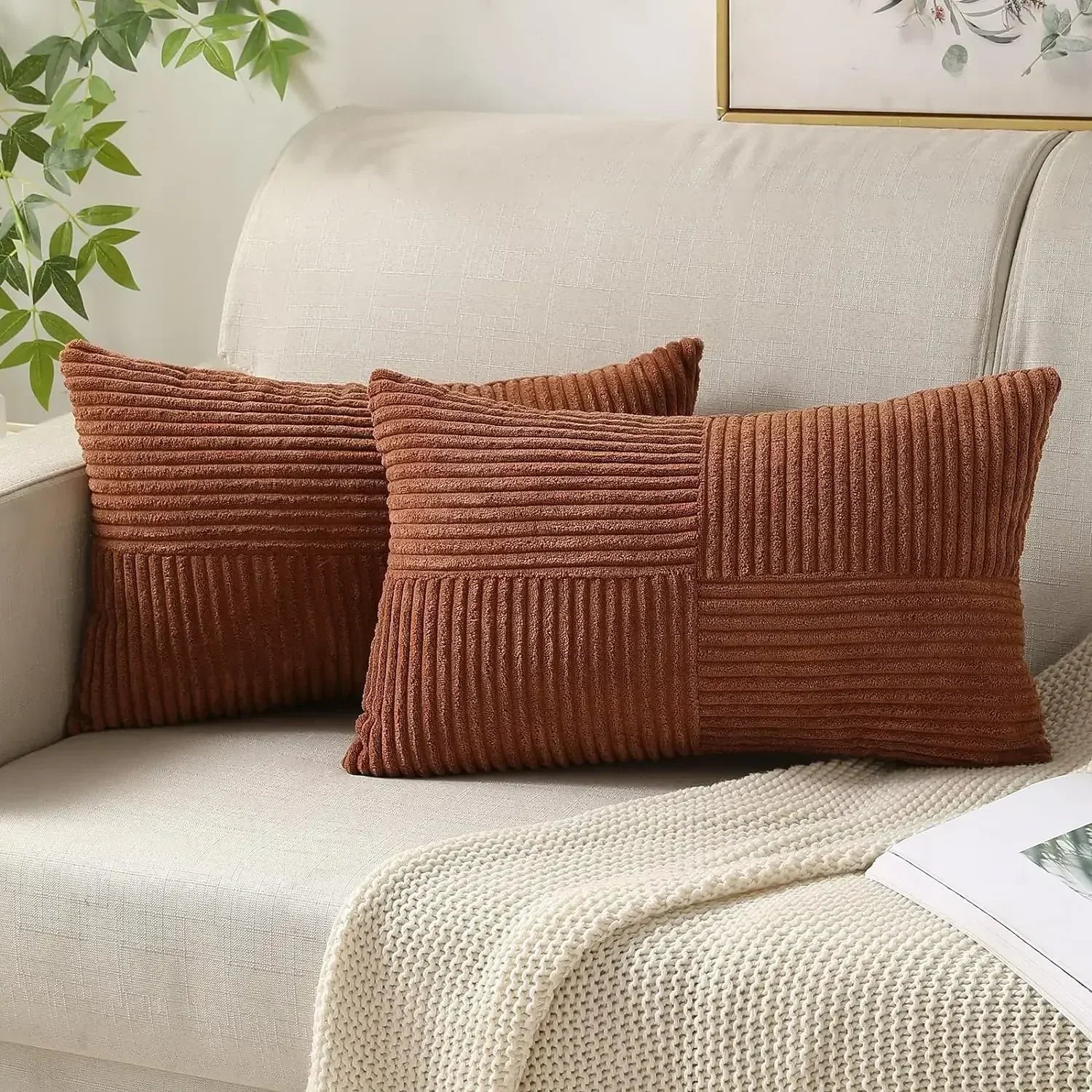 Chic Corduroy Cushion Cover for Your Home Decor
