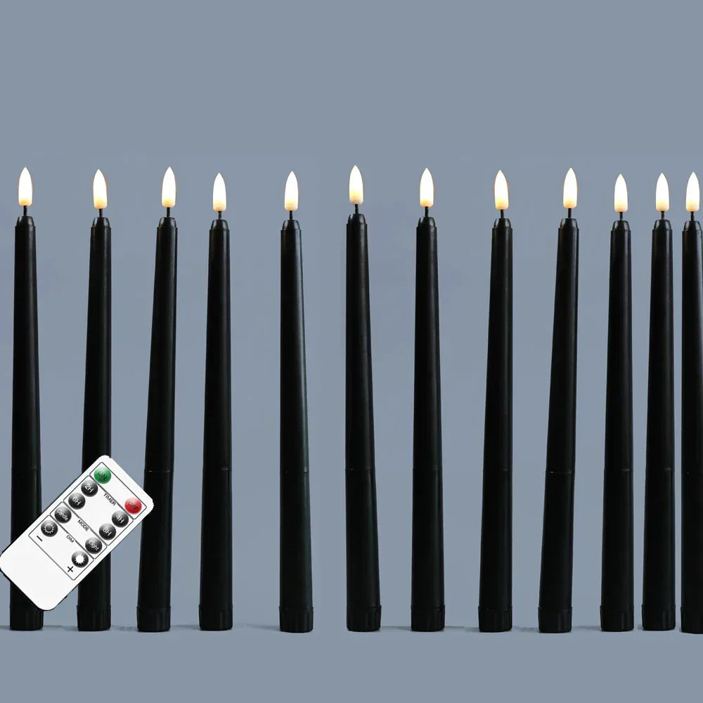 Flame Effect LED Candles for Spooky Halloween Decor