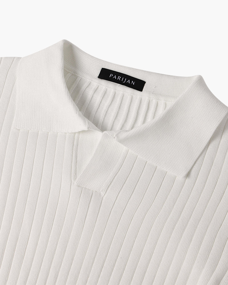 SUWON V-Neck Polo Shirt