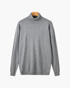 JANGSAN Merino Wool Turtle Neck Sweater
