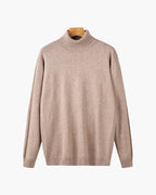 JANGSAN Merino Wool Turtle Neck Sweater