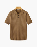GIMCHEON Knit Polo Top