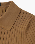 GIMCHEON Knit Polo Top