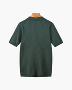 GIMCHEON Knit Polo Top
