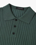 GIMCHEON Knit Polo Top