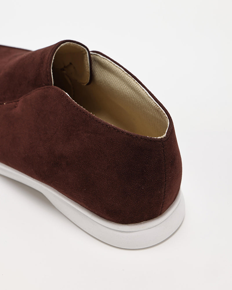 MONACO Suede High-Top Loafers