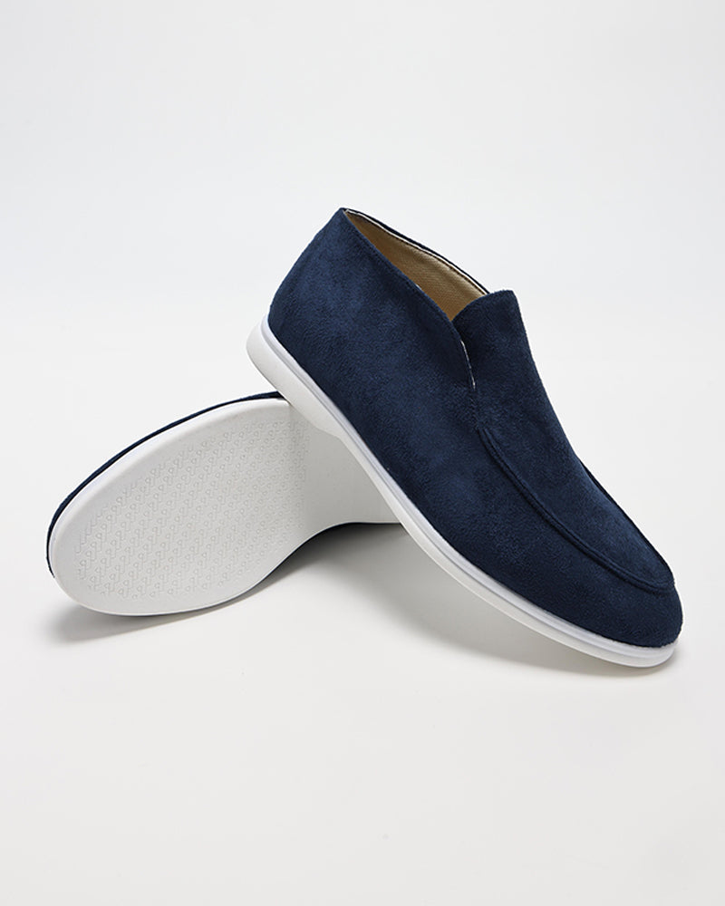 MONACO Suede High-Top Loafers