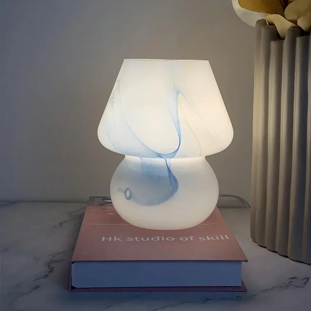 Chic Glass Mushroom Lamp - LumiMush