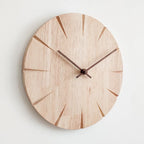 Scandinavian-Style Elegant Wooden Clock