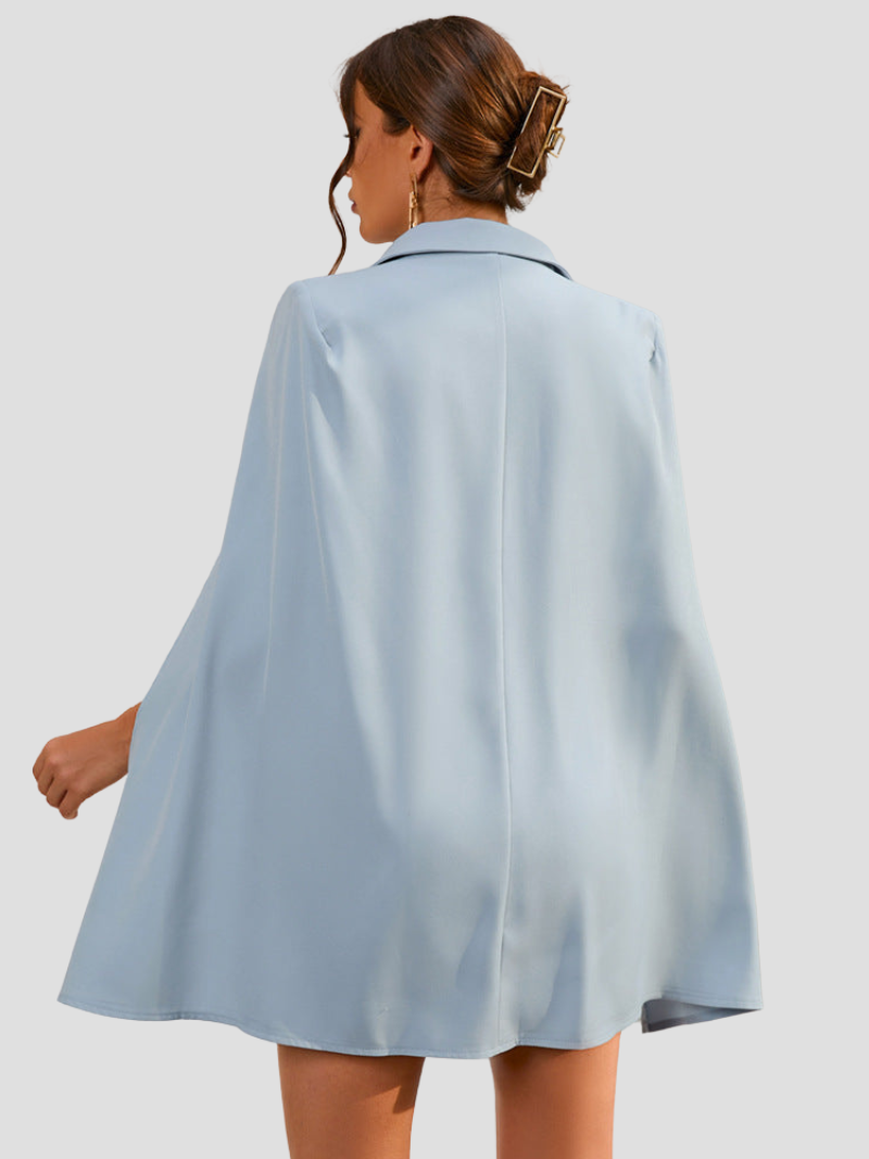 Aurora - Chic Cape Blazer Dress