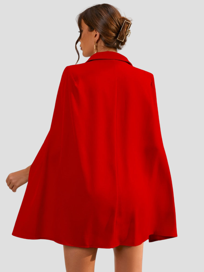 Aurora - Chic Cape Blazer Dress