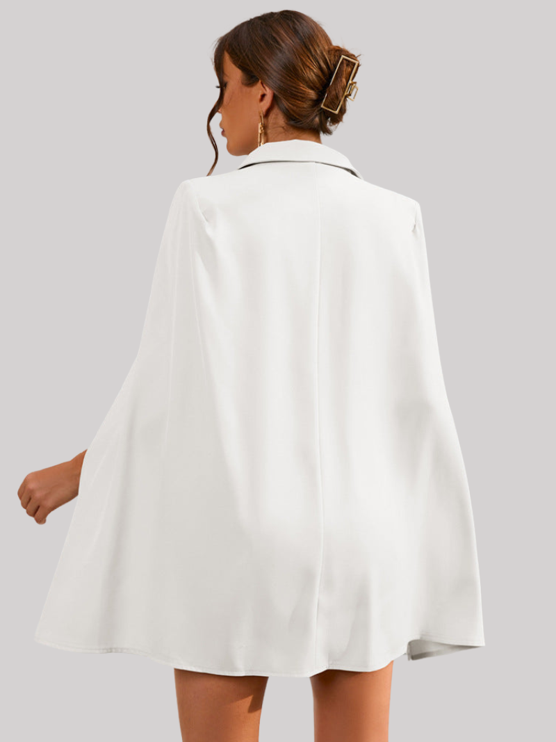 Aurora - Chic Cape Blazer Dress