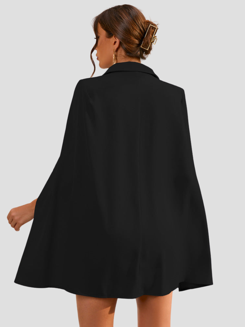 Aurora - Chic Cape Blazer Dress