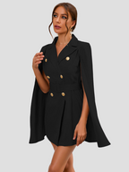 Aurora - Chic Cape Blazer Dress