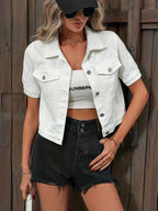 Lotte | Short Sleeve Denim Jacket